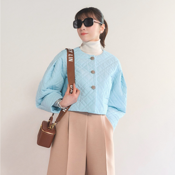 キルティングジャケット “Cocoon Sleeve”