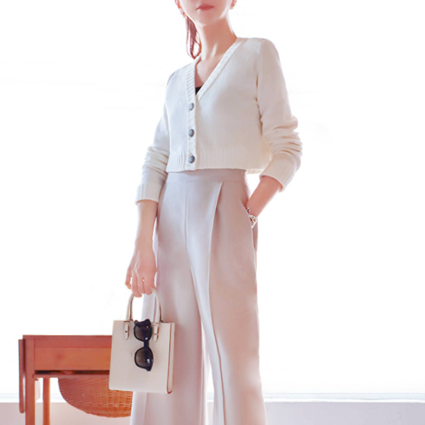 Summer Cashmere Cotton “Daisy Minnie Cardigan”