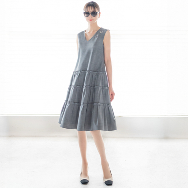 Dress "Millefeuille V Slim"