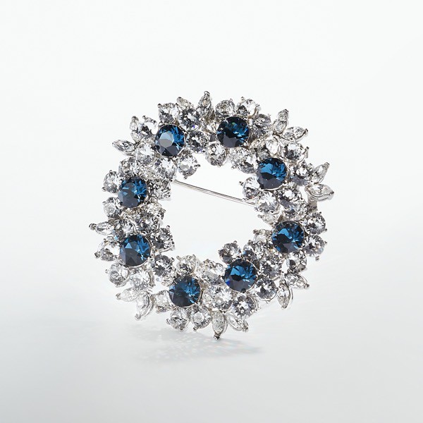 Brooch Blue Tiara