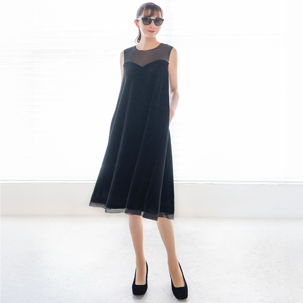 Dress “Velour Swing”