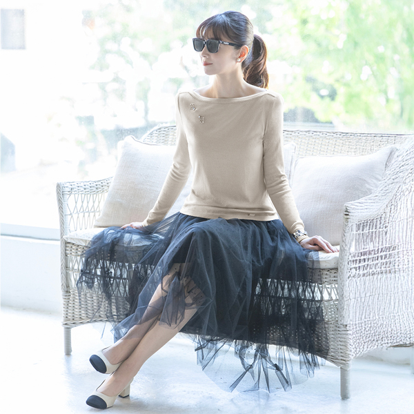 新色登場！しっとりウールPrima Knit Top & Washable Audrey High Neck