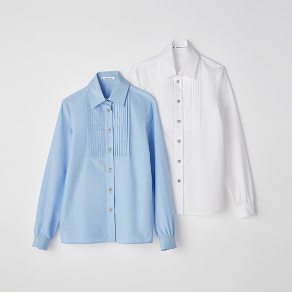 Lady Tuxedo Blouse
