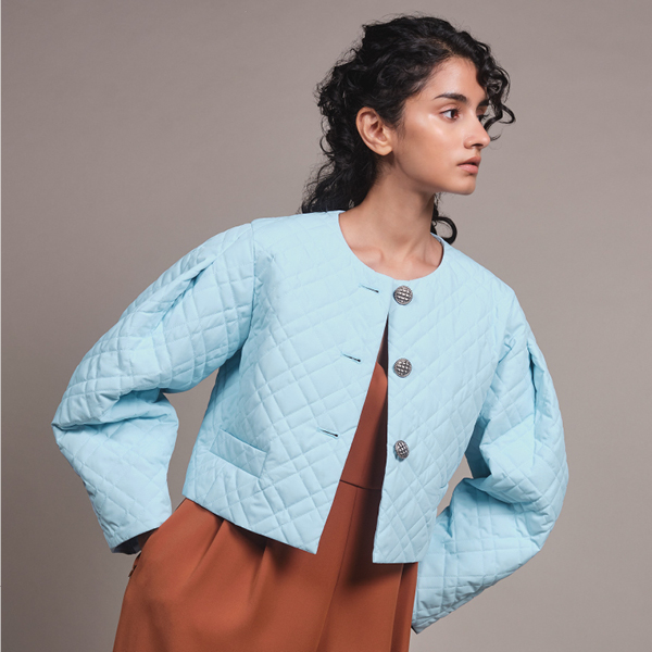 キルティングジャケット “Cocoon Sleeve”
