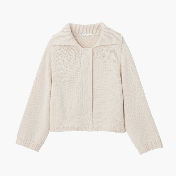 Knit Jacket "Hayama Lady" (Ivory)