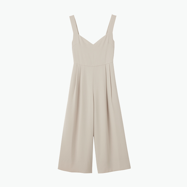 Coco Jump Suit (Powder Beige)