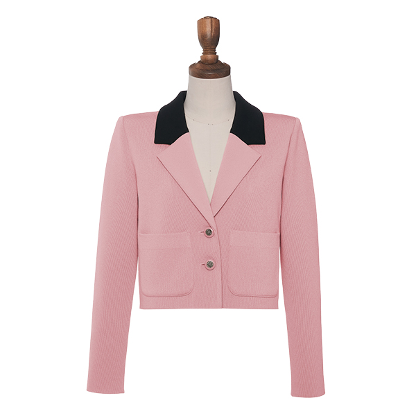 Effortless Knit Jacket(Pink)