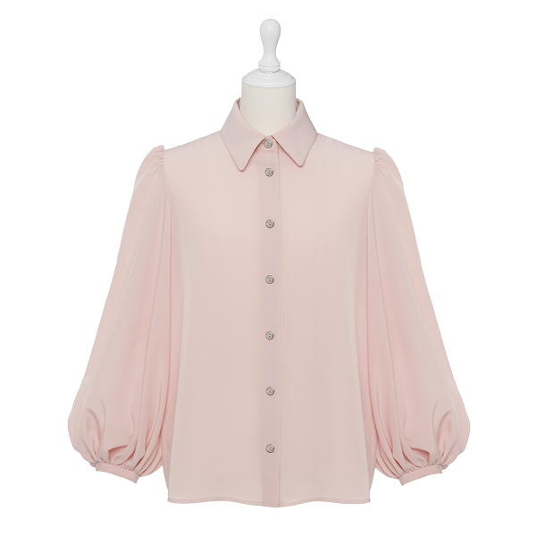Blouse "Lady Puff"(Powder Pink)