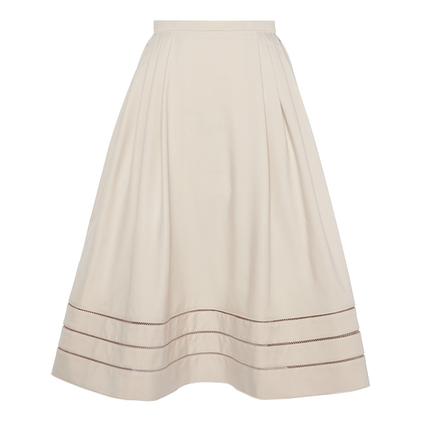 Skirt "Sheer Elegance"(Beige )