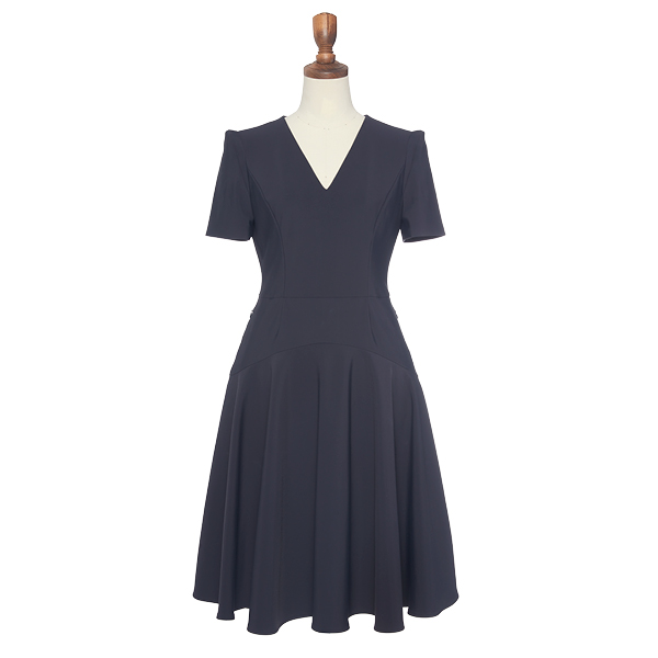 Cool Elegance Dress(Navy)