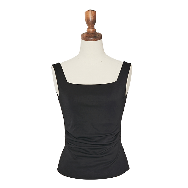 2WAY Top “Elegant Square”(Black Black)