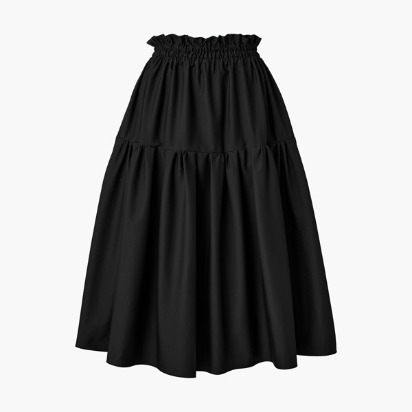 Raku-Raku Stylish Skirt (Black)