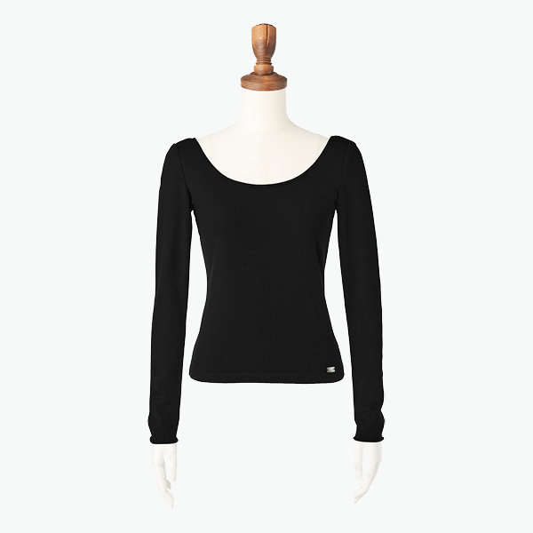 Elegant Prima Top (Black Black)