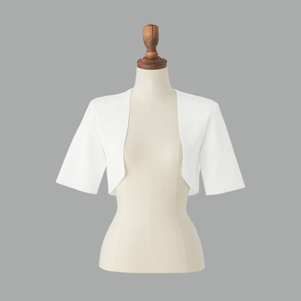 Knit Bolero “Cool Elegance” (White)