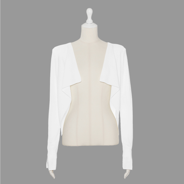 Two-Way Seaweed Cardigan(White)