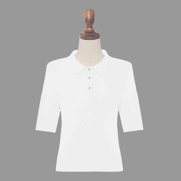 Knit Top “Stylish Ivy”(White)