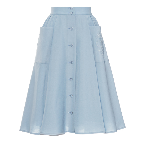 HOLLY SKIRT(Antique Blue)