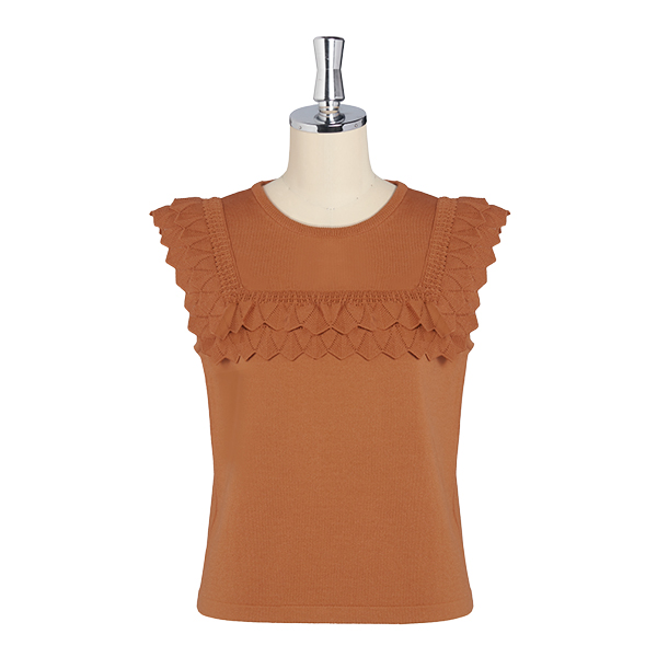 Knit "Grace Top" (Antique Brick)