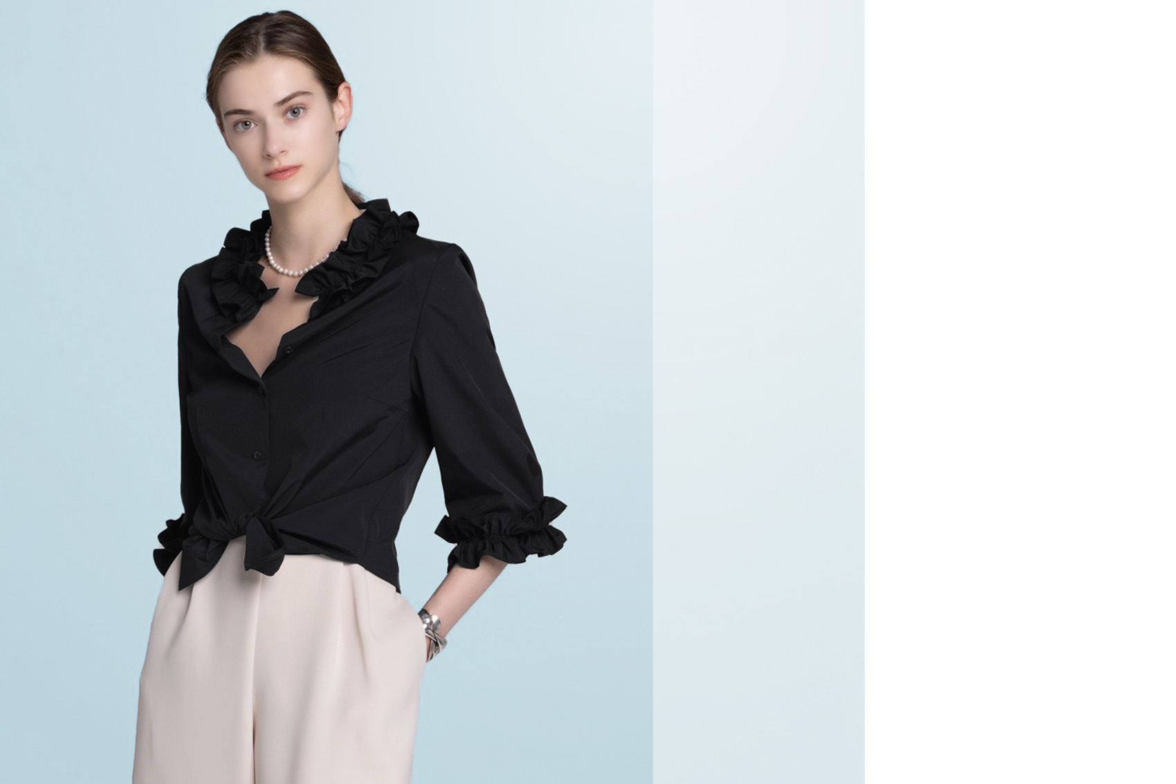 DAISY LIN | Official website and Online Boutique / Blouse “Frill 
