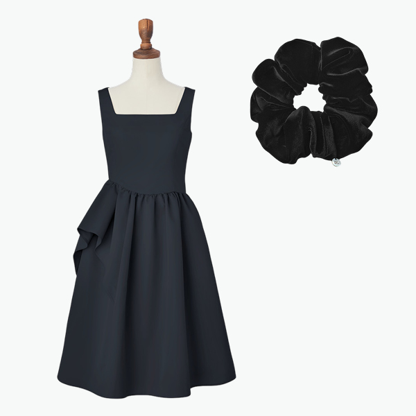 Dress "Princess Flare" (Midnight Blue) &  DAISY VELOUR Chou Chou Elegant Size DLロゴシェル