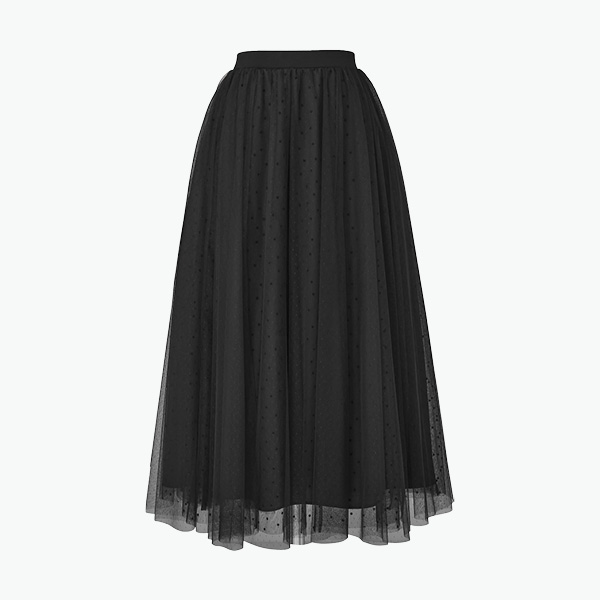 Dots Tulle Prima Ⅱ (Black Black)