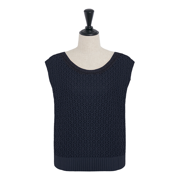 Knit Top “Lady Tank”  (Midnight Blue)