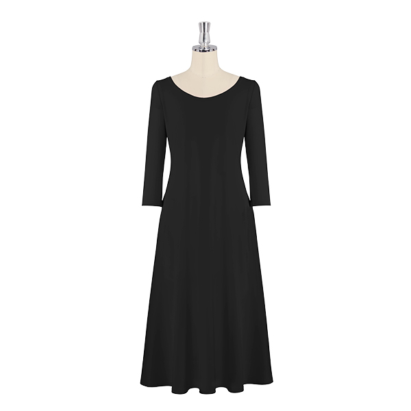 Relaxing Dress “Sweet Dream”  (Black Black)