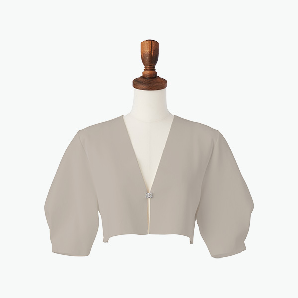 Cocoon Sleeve Cardigan (Powder Beige)