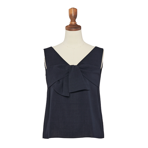 Cool Ribbon Top(Midnight Blue)