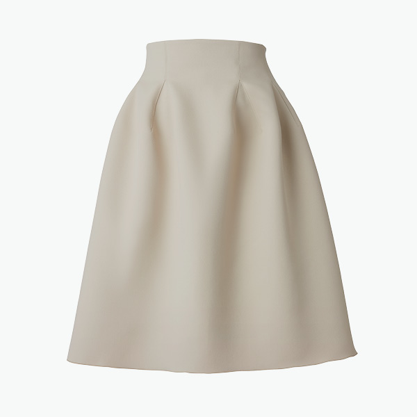 High-Hip Skirt II (Light Beige)