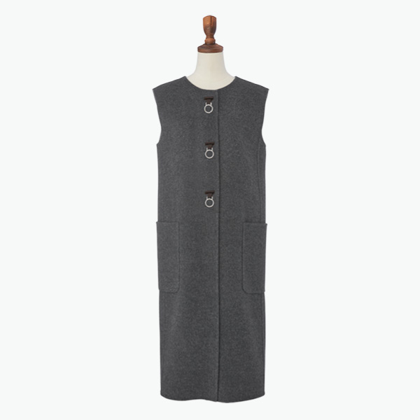 Double Face “Super Light Gillet” (Medium Gray)