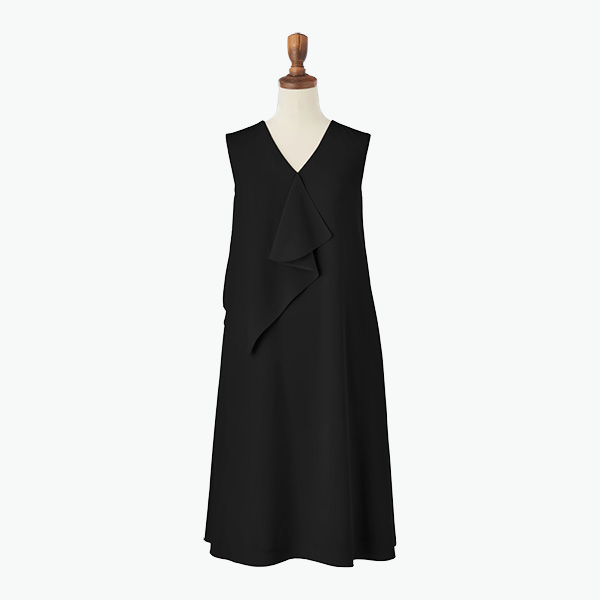 Dress "Lady Flare" (Black Black)