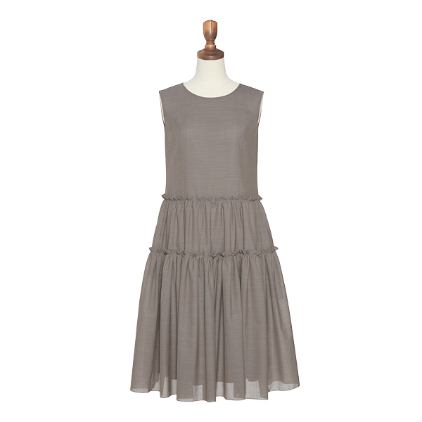 Dress “Millefeuille Flare“(Dark Natural)