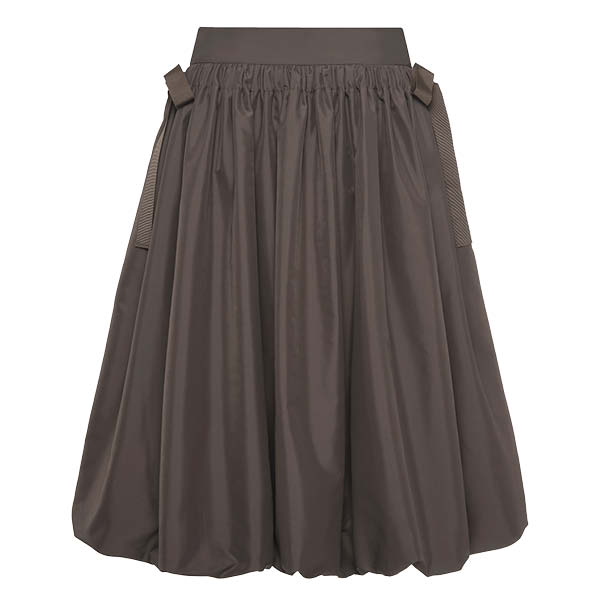 Skirt "Tulip Ribbon" (Dark Brown)