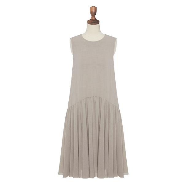 さらさらAiry ワンピース(Daisy Beige)