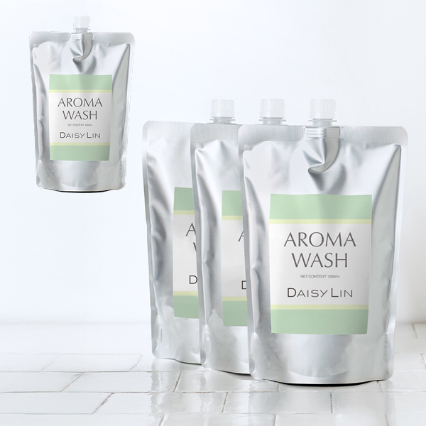DAISY LIN AROMA WASH Ⅱ 1L 詰替用 3本セットにプラスAROMA WASH 1L 詰替用１本