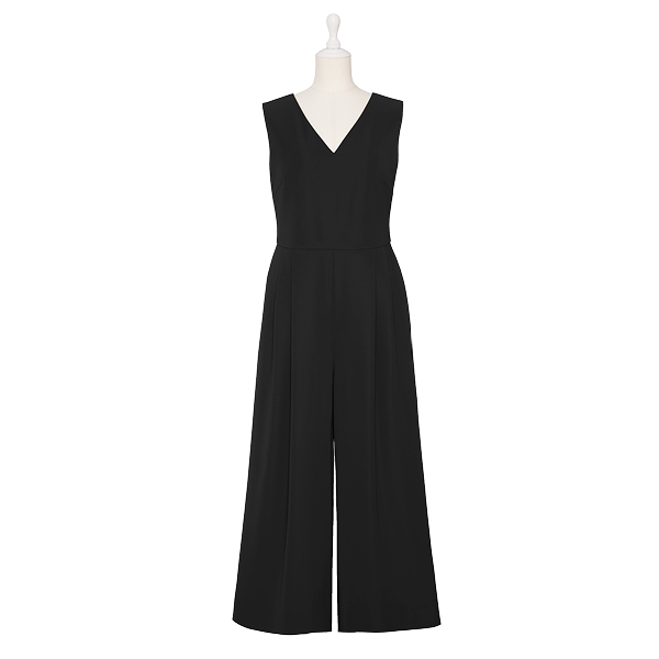 Jump Suit "Elegant V”(Black Black)