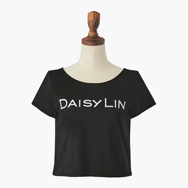 DL T Shirt "デコルテBeauty" (Black) & DAISY LIN AROMA WASH 1L 詰替用