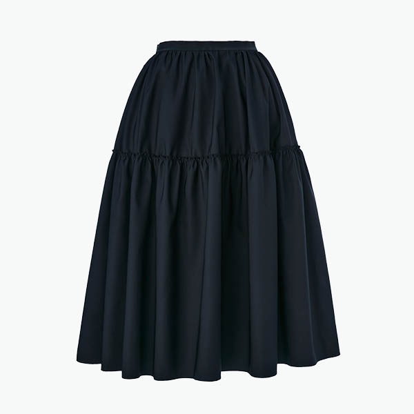 Skirt "Spray Rose" (Midnight Blue)