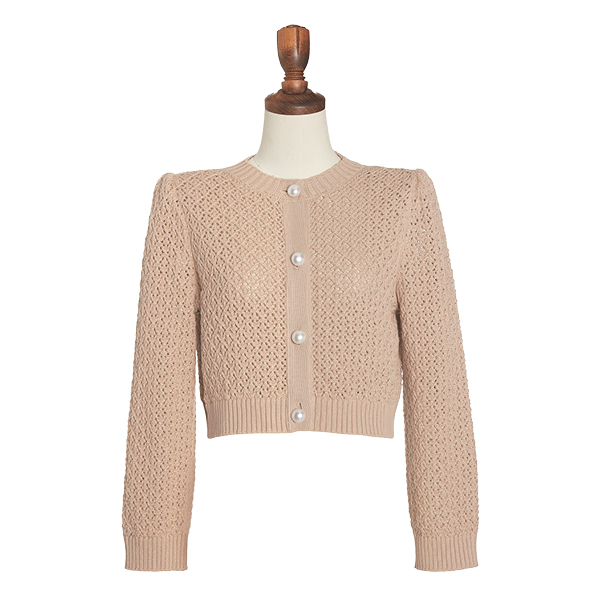 Cardigan “Lady Pearl” (Beige)