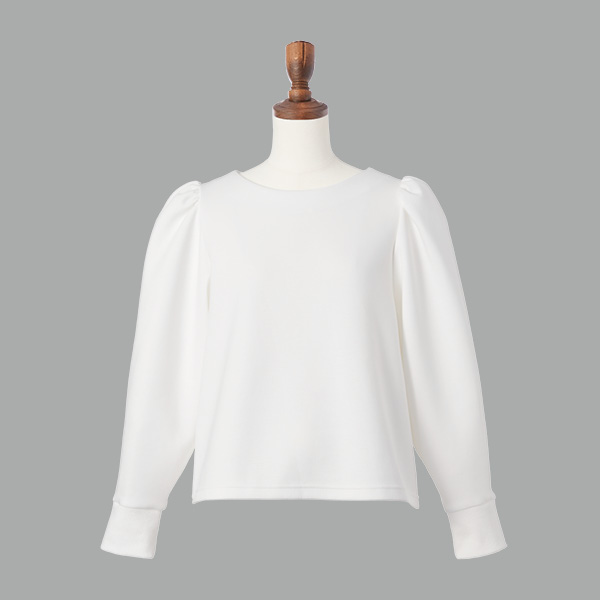 Top "Elegant Back Flare II" (White)