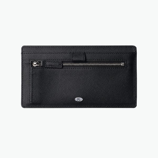 Card Case "これさえあれば Long" (Black Black)