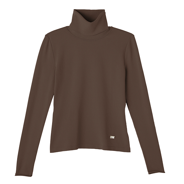 Washable Audrey High Neck (Dark Brown)