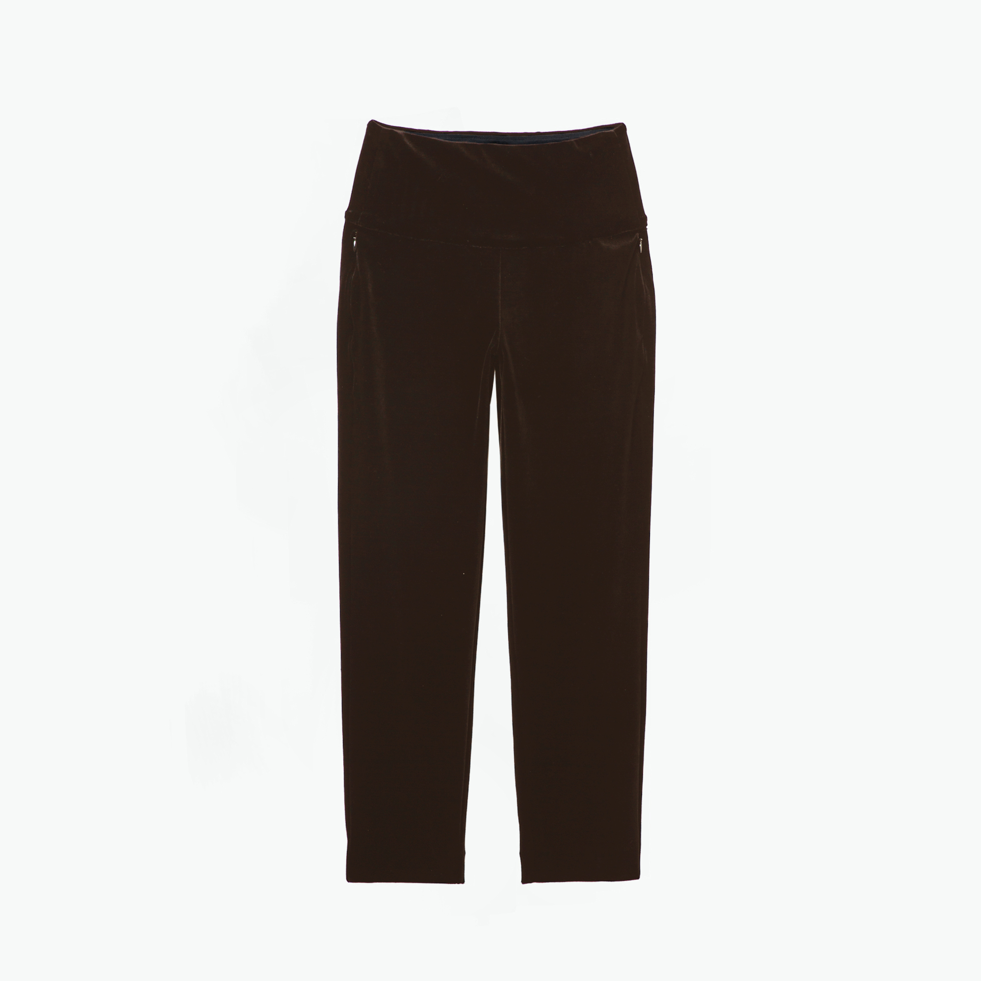 Pants "Shape Velour"(Dark Brown)