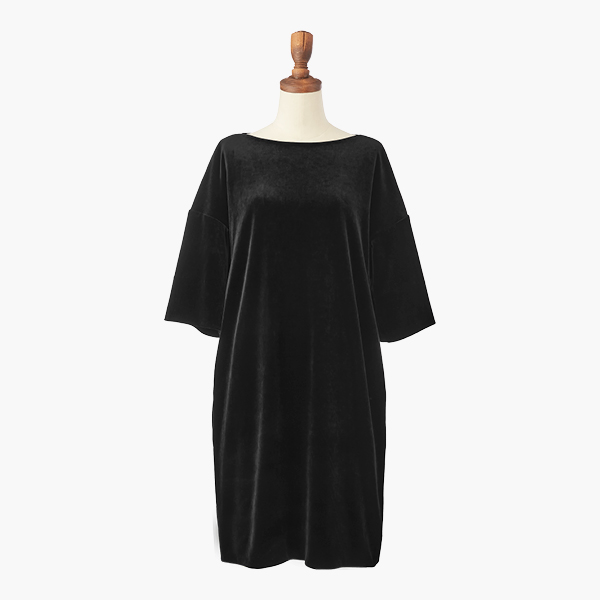 Velour Dress "Sophisticated Lady" (Velvet Black)