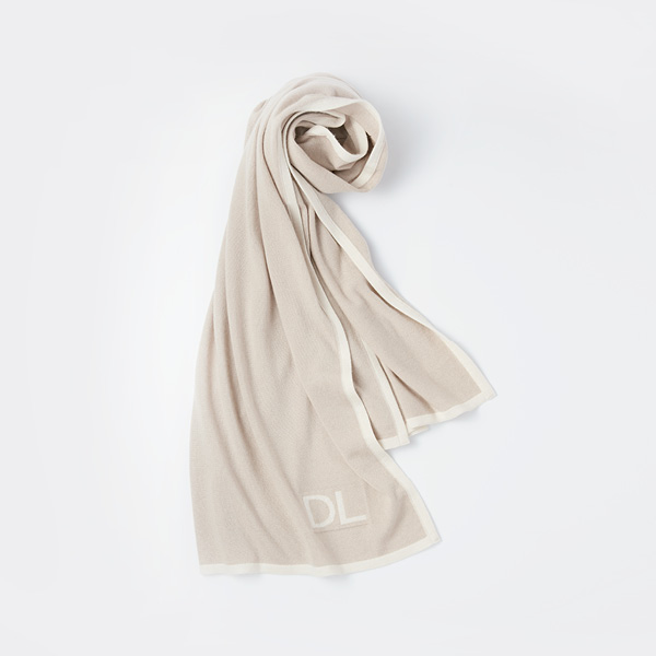 Silk Cashmere DL Stole (Natural)