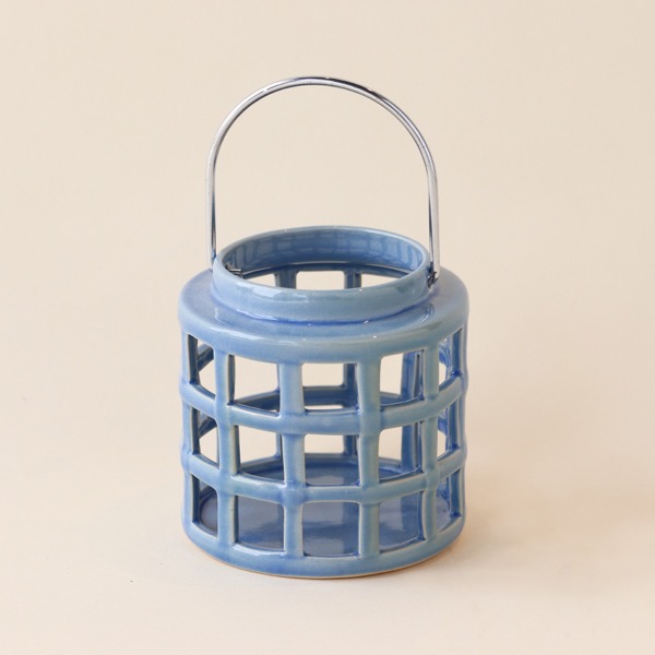 Candle Holder (Baby Blue)