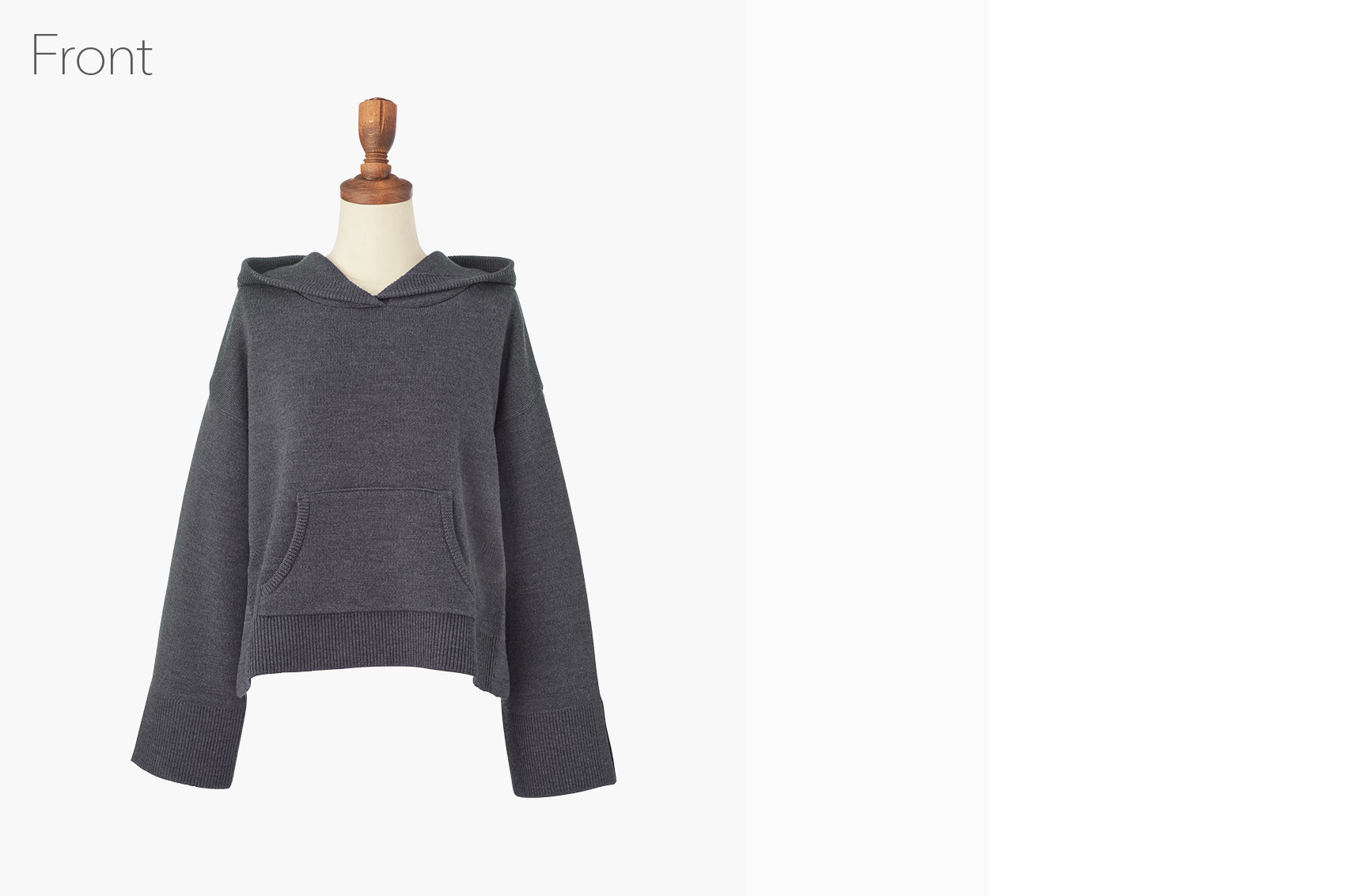 DAISY LIN しっとりウールパーカ 