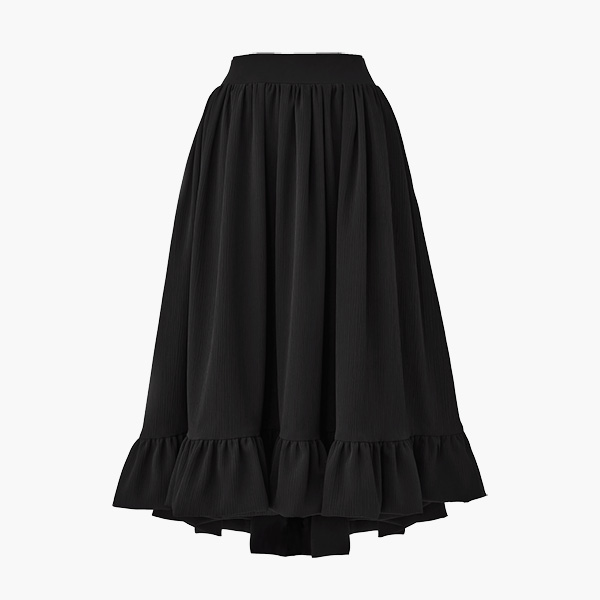 Daisy Frill Skirt (Black)