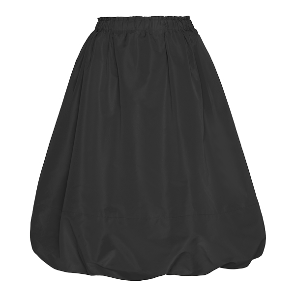 Puff Balloon Skirt(Black Black)